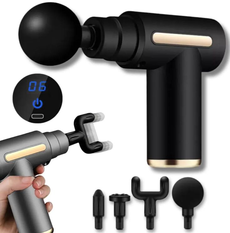 RELIEF PRO Gun Massager – Deep Tissue Muscle Relief Device